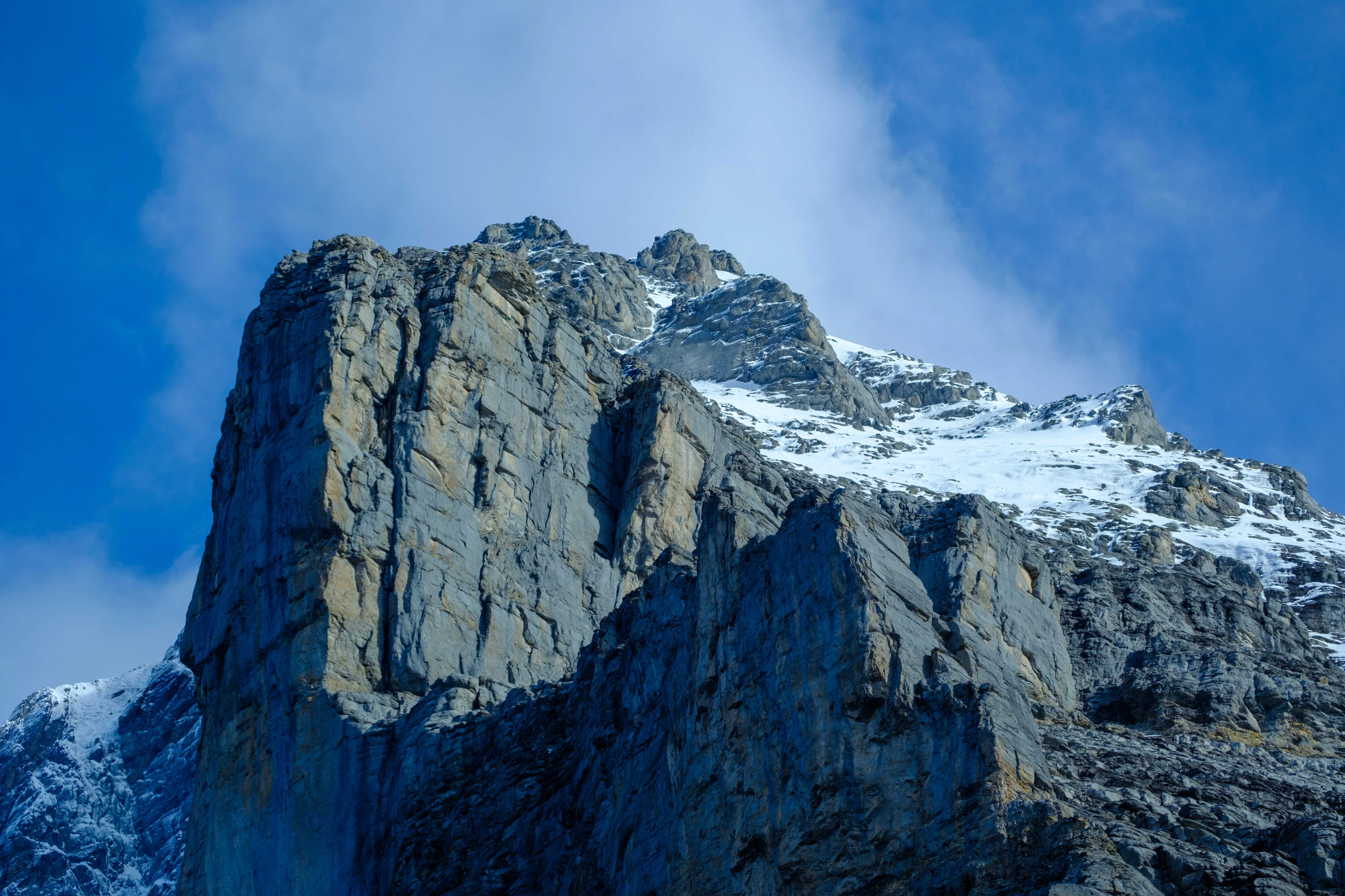 98mm · f/4.5 · 1/320s · ISO 125
FUJIFILM X-T5 · XF70-300mmF4-5.6 R LM OIS WR · Oct 25, 2024
Rugged rocky mountain peak with snow in Saanen, Switzerland.
Saanen, Switzerland
© Brandon Cook