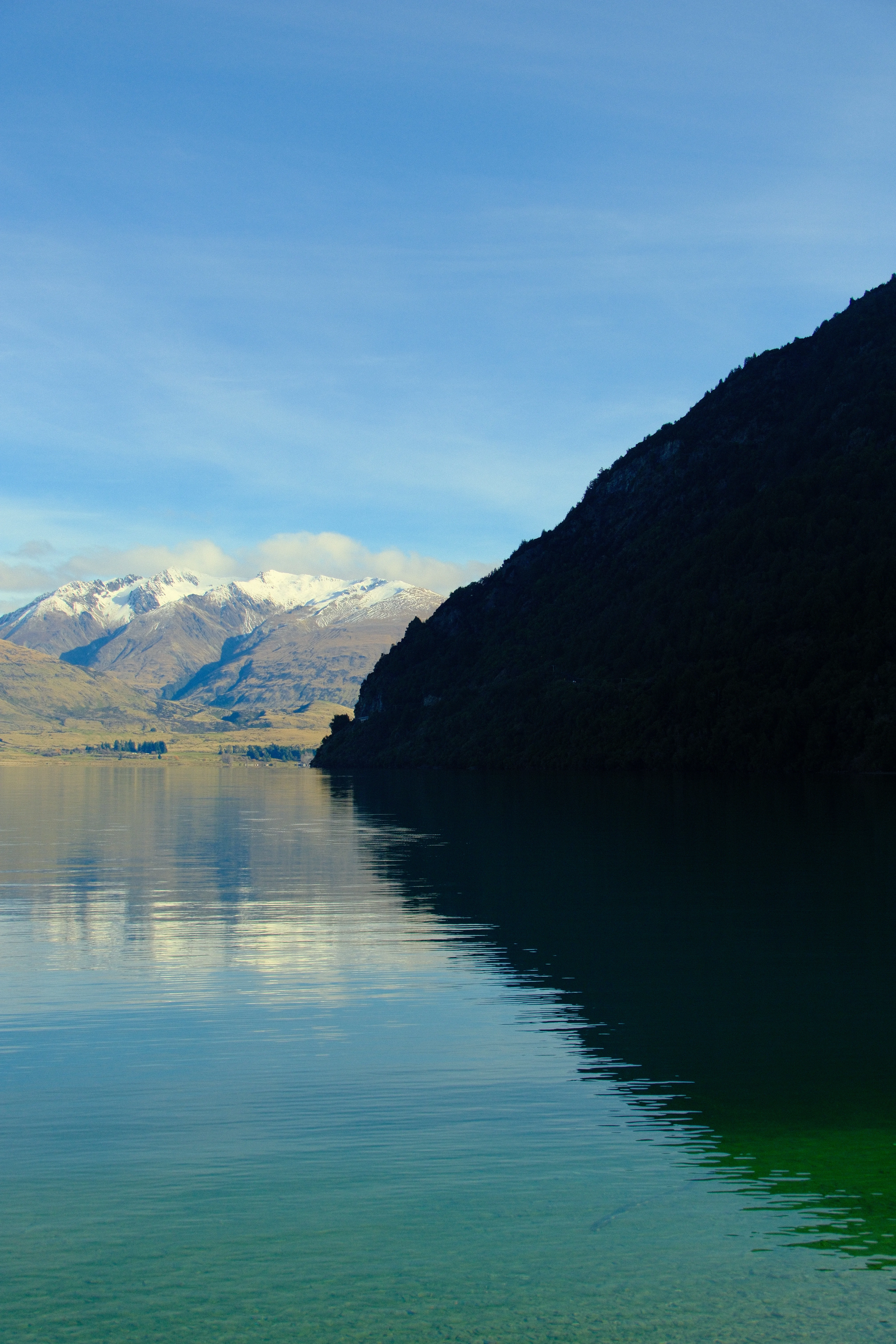 35mm · f/6.3 · 1/600s · ISO 500
FUJIFILM X-T5 · 16-300mm F3.5-6.7 DC OS | Contemporary 025 · Jul 28, 2026
Snowy mountains reflected in a clear alpine lake.
Bob's Cove, New Zealand
© Brandon Cook